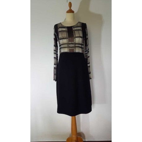 High Waist - Karo - schwarz