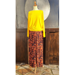 Shirt - Heike - gelb + Hose - Leo