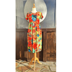 Kleid - Falte - Karibik