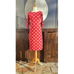 Kleid - Raglan - Herzen