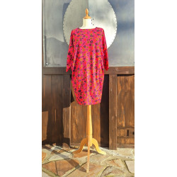Kleid - Heike - pink geblümt
