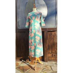 Kleid - midi - Raglan - Wolken