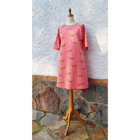 Raglan / A-Linie-Panther - rosé