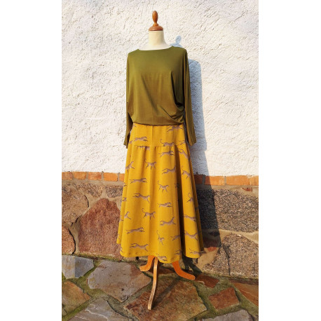 H-Shirt - olive - Staffelrock - Panther