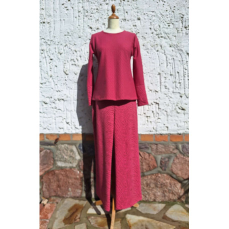 A- Shirt + Hose - rosè - rot