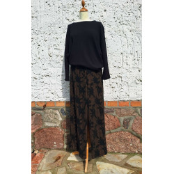 H-Pulli- schwarz + Hose - Glencheck
