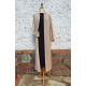 Cardigan - lang - beige